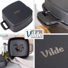 Vilde, Cast Line, garnek z pokrywką, żeliwny, 2w1, 4,5l, 1,8 l