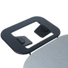 Vilde, deska do prasowania, szara, 130-34-87,5 cm