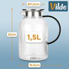 Vilde, dzbanek z pokrywką, szklany, 1,5l
