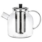 Vilde, dzbanek z zaparzaczem do herbaty, żaroodporny, szklany, 1,2 l