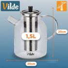 Vilde, dzbanek z zaparzaczem do herbaty, żaroodporny, szklany, 1,5 l