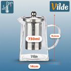 Vilde, dzbanek z zaparzaczem do herbaty, żaroodporny, szklany, 730 ml