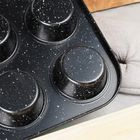 Vilde, forma do muffinek, granitowa, 35-26,5 cm