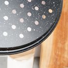 Vilde, forma do pizzy, granitowa, perforowana, 28 cm