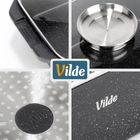 Vilde, Granitica, brytfanna granitowa z pokrywką, 7,5l, 41-26-16 cm