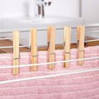 Vilde, klamerki na pranie, bambusowe, 100 szt.