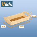 Vilde, koszyk na pieczywo, bambusowy, 29-14-7,5 cm