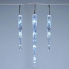 Vilde, kurtyna świetlna girlanda, zewnętrzna, ciepły biały, sople lodu, 72 led, 6.9 m