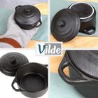 Vilde, miseczka do zapiekania, porcelanowa z pokrywką, 300 ml