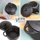 Vilde, miseczka do zapiekania, porcelanowa z pokrywką, 450 ml