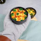 Vilde, miseczki do zapiekania, porcelanowe, czarne, 260 ml, 2 szt.