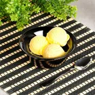 Vilde, miseczki szklane, czarne, 300 ml, 6 szt.