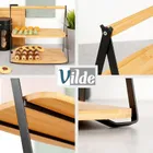 Vilde, patera bambusowa, 2-piętrowa, 28-20-27,5 cm