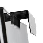 Vilde, pojemnik na obierki na drzwi, czarny, 2,5l, 22,5-15-13,5 cm