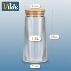 Vilde, pojemnik na produkty sypkie, szklany z pokrywką i uszczelką, 1,4l