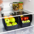 Vilde, pojemnik na warzywa i owoce, czarny, 29-21-16 cm