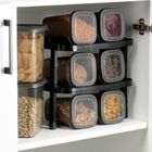 Vilde, półka kuchenna, czarna, 31-22-14,5/11,5 cm