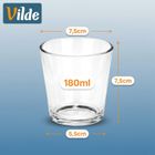 Vilde, pucharki na desery i przekąski, szklane, 180 ml, 6 szt.