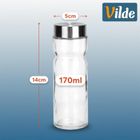 Vilde, solniczka i pieprzniczka szklana, 170 ml, 2 szt.