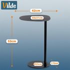 Vilde, stolik kawowy, metalowy, czarny, 35-25-53 cm