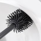 Vilde, szczotka do toalety, silikonowa, czarna, zapasowa, 35 cm