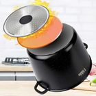 Vilde, Terruna Aroma, garnek ze szklaną pokrywką, granitowy, 28 cm, 9,7l