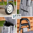 Vilde, wózek z torbą na zakupy, szary, 30l