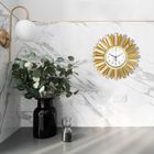 Vilde, zegar ścienny, złoty glamour, 25,5 cm