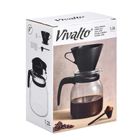 Vivalto, dzbanek szklany z filtrem przelewowym i pokrywką 1,2 l