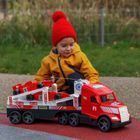 Wader, Magic Truck Action, ciężarówka laweta z bolidami wyścigowymi