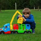 Wader, Magic Truck Basic, ciężarówka z kontenerami do recyclingu