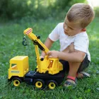 Wader, Middle Truck, dźwig, żółty