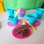 Wader, Party World, zestaw naczyń, różowy, 8 elementów