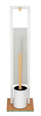 Wenko, Rivalta, stojak na papier toaletowy i szczotkę wc, 3w1