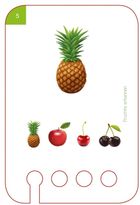 WiemTo, Rozpoznawanie Owoców, karty edukacyjne, 2+