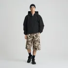 Wodoodporna kurtka anorak z kapturem o kroju boxy NOWEAR