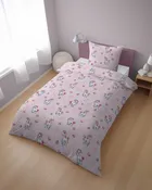 XOXO, komplet pościeli młodzieżowej, 140-200 cm + 70-80 cm, jednorożce