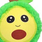 Xqmax, piłka pluszowa emoji, owoc, zielona, 23 cm