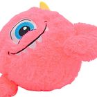 Xqmax, piłka pluszowa emoji z rączkami, różowa, 23 cm