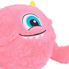 Xqmax, piłka pluszowa emoji z rączkami, różowa, 40 cm
