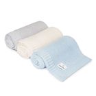 Yoonco, kocyk bambusowy, kremowy, 80-100 cm