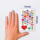 Z-Design, naklejki błyszczące, serca