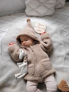 Zaffiro, Nevada, koc wełniany, 75-100 cm, grey