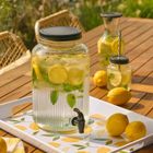 Zeller, Kitchen Essentials, szklany słoik z kranikiem, 3900 ml