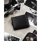 Zestaw prezentowy: Portfel, Brelok, czarny, skóra ekologiczna, Rovicky