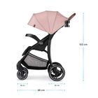 Kinderkraft, Cruiser LX, wózek spacerowy, Pink
