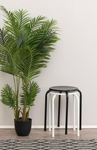 4living, metalowy taboret, średnica 30 cm