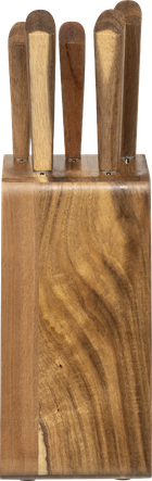 5five Simply Smart, Harmony, zestaw noży z drewnianym stojakiem, 6 elementów