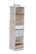 5five Simply Smart, organizer wiszący do szafy, Dressy, 6 komór, 30-30-127 cm