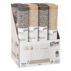 5five Simply Smart, podłużny chodnik do przedpokoju, pleciony, 120-45 cm